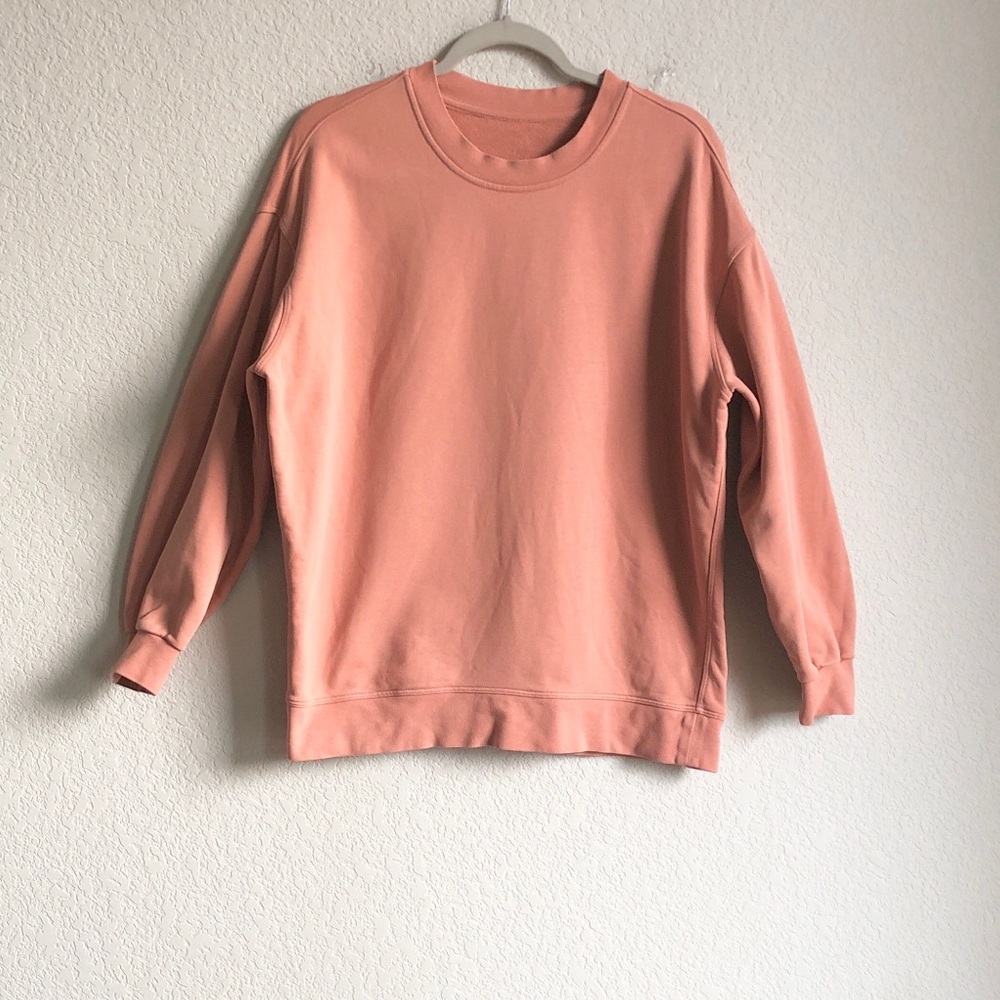 Lululemon Womens Perfectly Oversized Crew Sweatshirt Pullover Terry